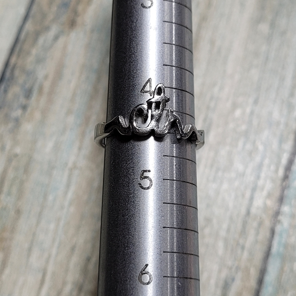 Cursive Ctr Little Ring. - image 5